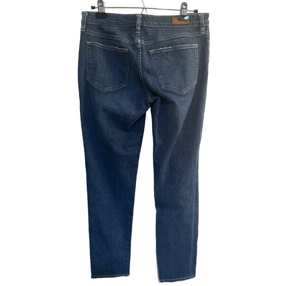 Land's End low rise slim jeans womens size 8 classic preppy everyday basic - Picture 2 of 6